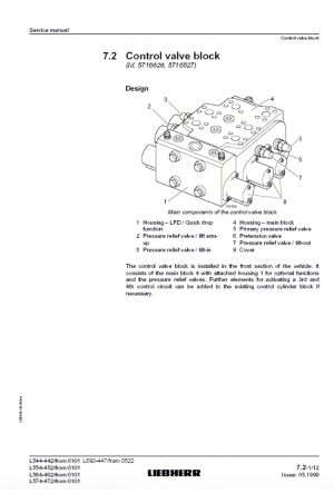 Liebherr L544-L580 Tier 1 Stage I Service Manual
