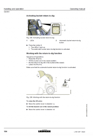 Liebherr Liebherr L550 Wheel Loader Tier 4i Stage III-B Operator's and Maintenance Manual 