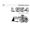 Liebherr Liebherr L554 Stereo Wheel Loader Tier 1 Stage I Operator's and Maintenance Manual