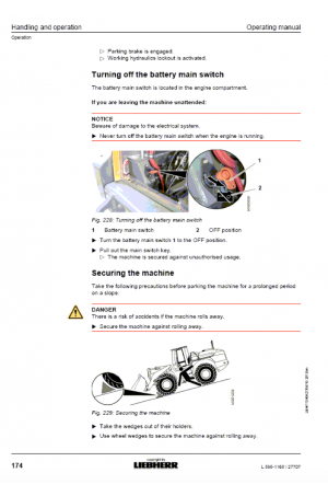 Liebherr Liebherr L566 Wheel Loader Tier 4i Stage III-B Operator's and Maintenance Manual 