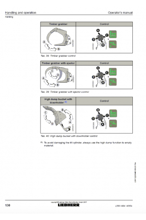 Liebherr Liebherr L566-1484 Wheel Loader Tier 4f Stage IV Operator's and Maintenance Manual