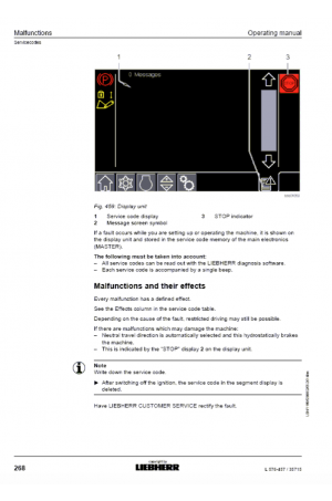 Liebherr Liebherr L576 Wheel Loader Tier 3 Stage III-A Operating Manual
