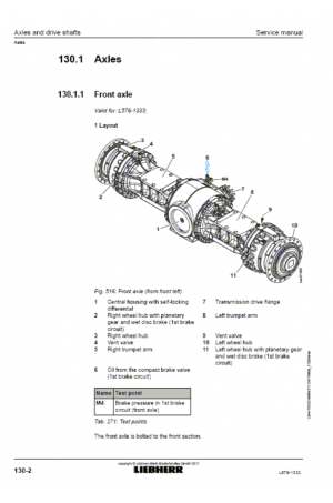 Liebherr L576-1333 Tier 4f Stage III-B Service Manual