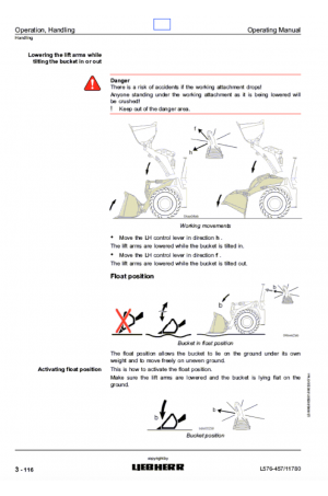 Liebherr Liebherr L576 Wheel Loader Tier 3 Stage III-A Operating Manual