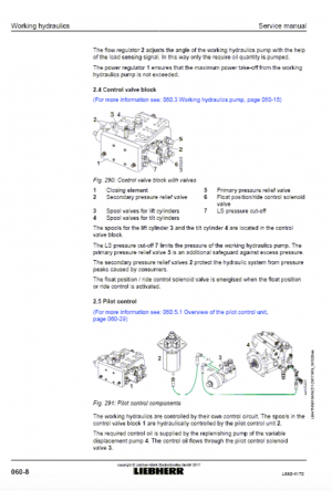 Liebherr L580-1170 Tier 4i Stage III-B Service Manual
