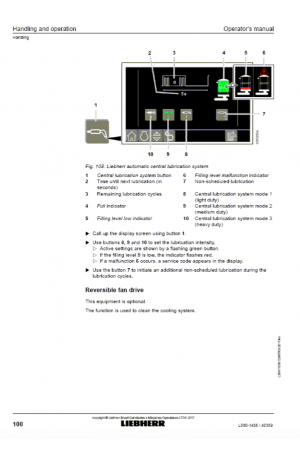 Liebherr Liebherr L580 Wheel Loader Tier 3 Stage III-A Operator's Manual