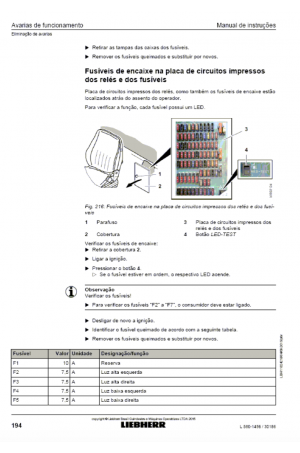 Liebherr Liebherr L580 Wheel Loader Tier 3 Stage III-A Operating Manual