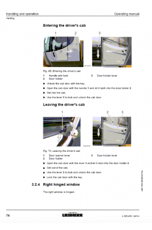 Liebherr Liebherr L580 Wheel Loader Tier 3 Stage III-A Operator's and Maintenance Manual