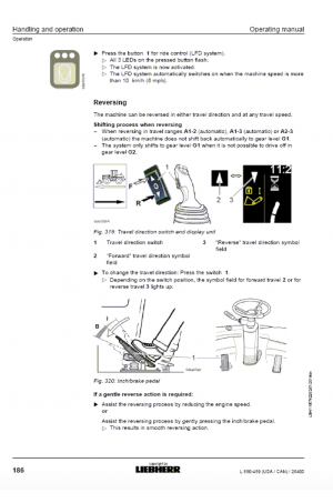 Liebherr Liebherr L580 Wheel Loader Tier 3 Stage III-A Operator's and Maintenance Manual