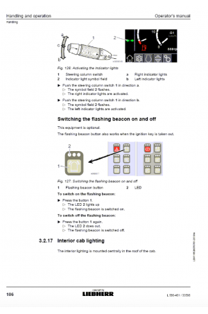 Liebherr Liebherr L586 Wheel Loader Tier 3 Stage III-A Operator's and Maintenance Manual 