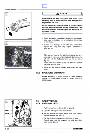 Liebherr Liebherr LR611 Series 1 Operation and Maintenance Manual