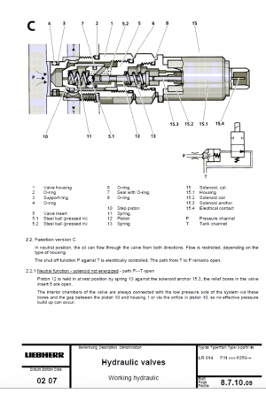 Liebherr R995 Hydraulic Excavator Service Manual