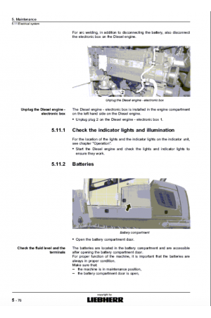 Liebherr Liebherr LR624 Series 4 Operator's and Maintenance Manual