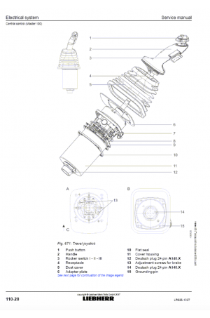 Liebherr R996B Hydraulic Excavator Service Manual