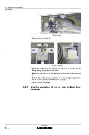 Liebherr Liebherr LR634 Series 4 Operator's and Maintenance Manual