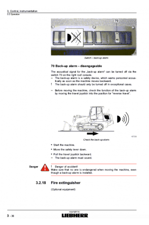 Liebherr Liebherr LR634 Series 4 Operating Instructions