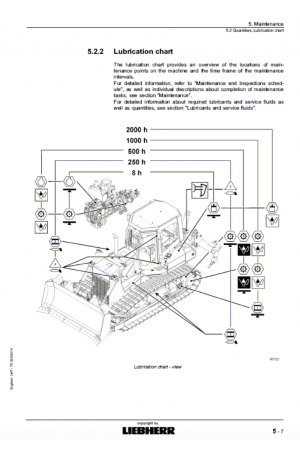Liebherr Liebherr PR744 Series 4 Operator's and Maintenance Manual