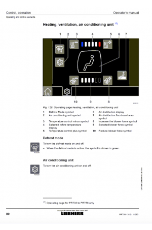 Liebherr Liebherr PR756 Series 6 Operator's and Maintenance Manual