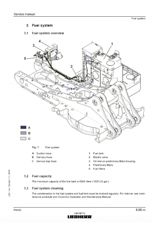 Liebherr Liebherr R9400 Hydraulic Excavator Operator's and Maintenance Manual