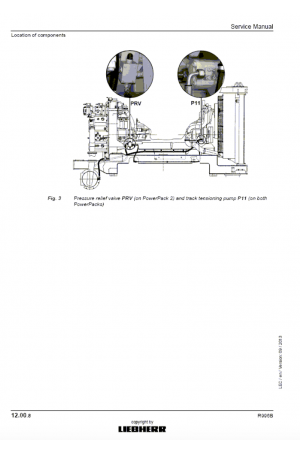 Liebherr R9350E Hydraulic Excavator Service Manual