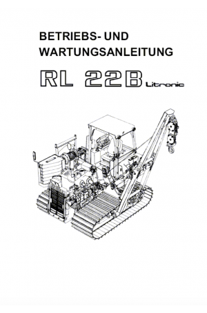 Liebherr Liebherr RL22 Series 2 Operator's and Maintenance Manual