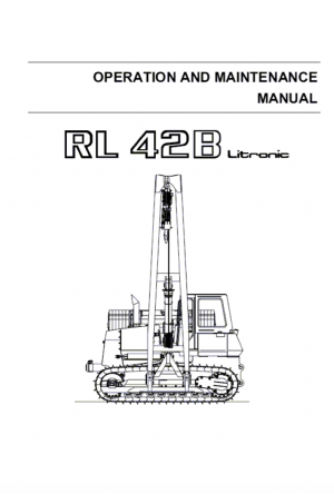 Liebherr Liebherr RL42 Series 2 Operation and Maintenance Manual