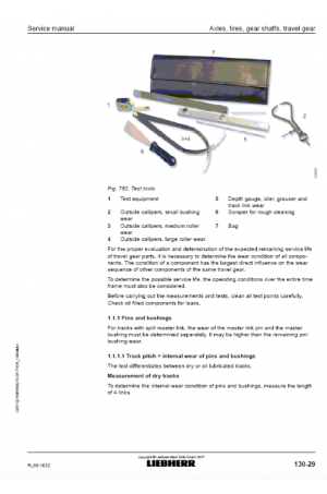 Liebherr PR Series 2 Crawler Dozers Service Manual