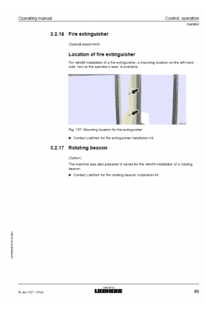 Liebherr Liebherr RL64 Series 4 Operator's and Maintenance Manual