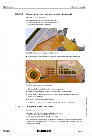 Liebherr PR Series 4 Crawler Dozers Service Manual