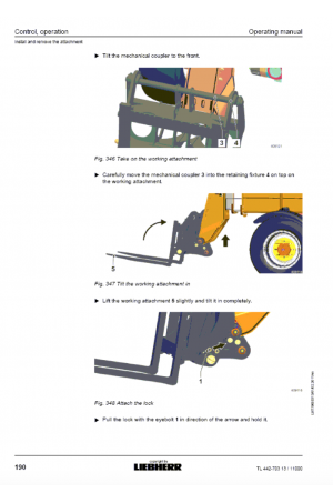 Liebherr Liebherr TL442 Tier 3 Stage III-A Operator's and Maintenance Manual