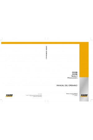 Case CX35B, CX39B Operator`s Manual