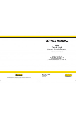 New Holland CE E35B Service Manual