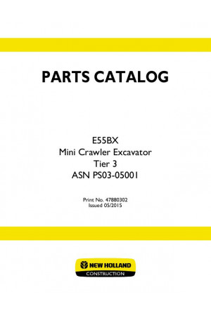 New Holland CE E55BX Parts Catalog