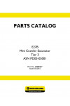 New Holland CE E27B Parts Catalog