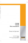 Case CX40B, CX50B Operator`s Manual
