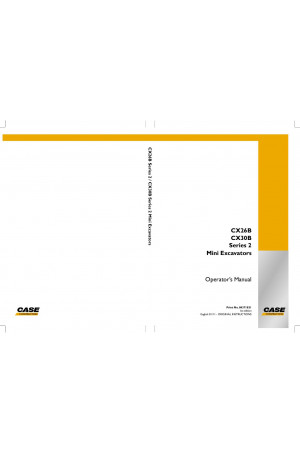 Case CX Operator`s Manual