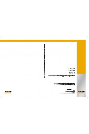 Case CX45B, CX50B Operator`s Manual