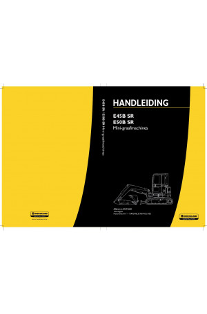 New Holland CE E45B SR, E50B SR Operator`s Manual