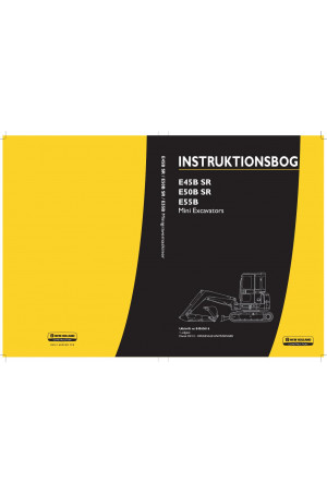 New Holland CE E45B SR, E50B SR, E55B Operator`s Manual