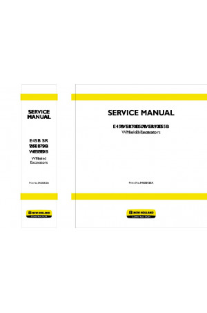 New Holland CE E45B SR, E50B SR, E55B Service Manual