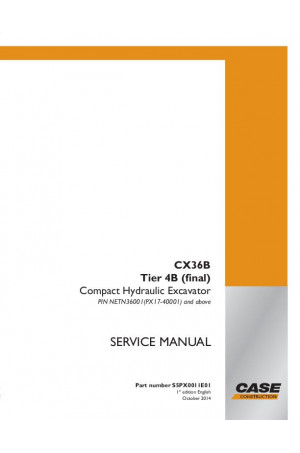 Case CX36B Service Manual