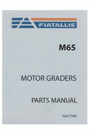 New Holland CE M65 Parts Catalog
