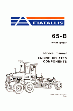 New Holland CE 65B Service Manual