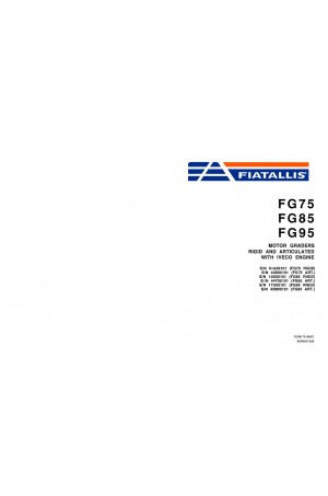 New Holland CE 85, 95 Parts Catalog