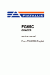 New Holland CE FG65C Service Manual