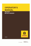 New Holland CE RG170.B Operator`s Manual