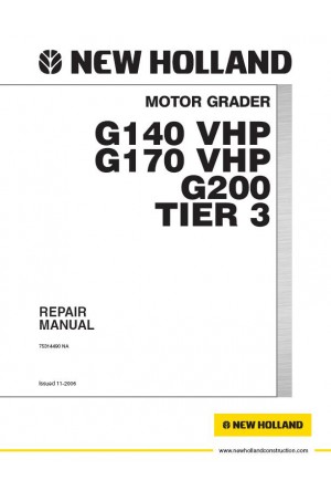 New Holland CE G140, G170, G200 Service Manual