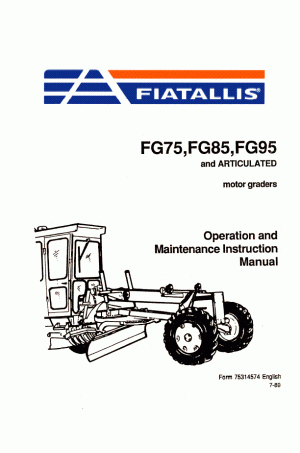 New Holland CE 85, 95 Operator`s Manual