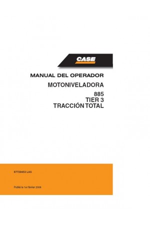 Case 885 Operator`s Manual