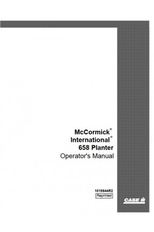 Case IH 658 Operator`s Manual
